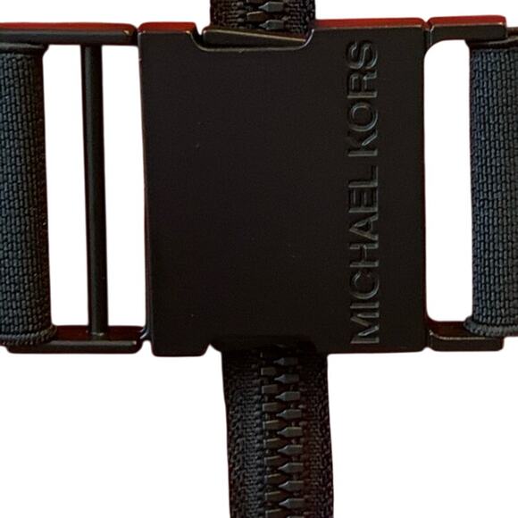 MICHAEL KORS HOODED PUFFER VEST w LOGO BELT NWT - Picture 5 of 8